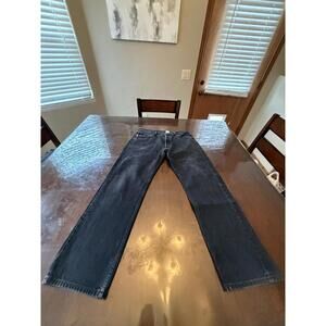 Vintage Levi’s 501 Y2k Button Fly Men’s Jeans Black Faded Straight 36x30 (32x28)